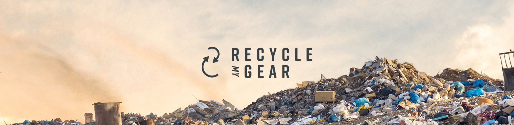 Recycle My Gear over a landfill