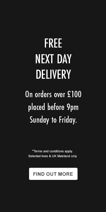 Free Next Day Delivery on all orders over £100