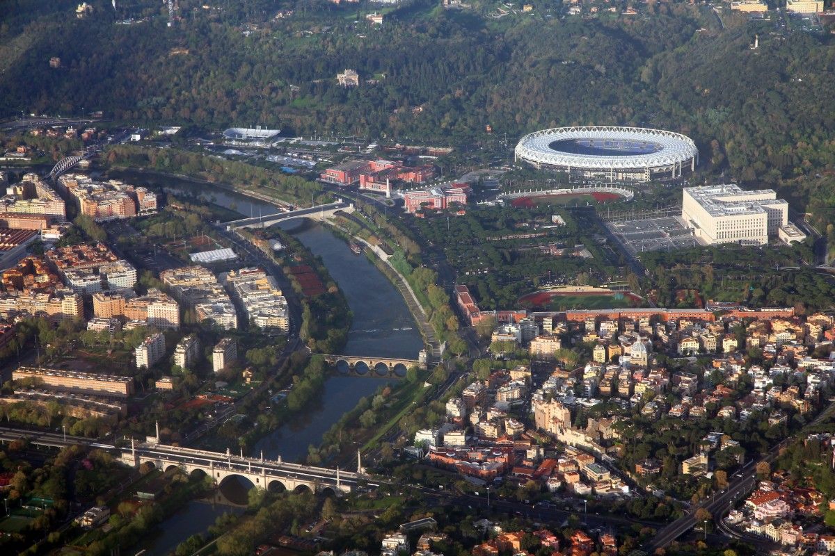 The Olympic Stadium in Rome 