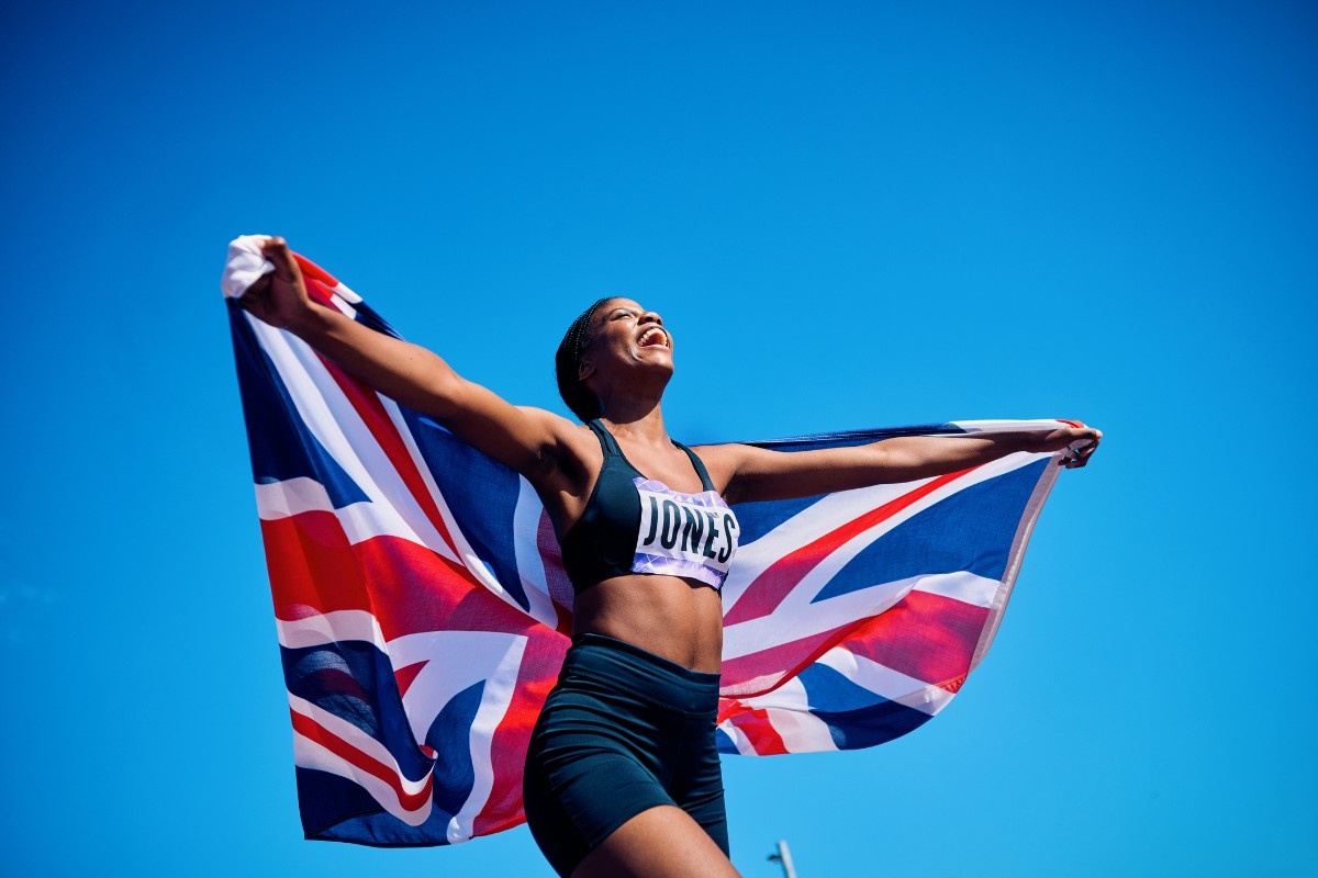 A British woman at the Olympics