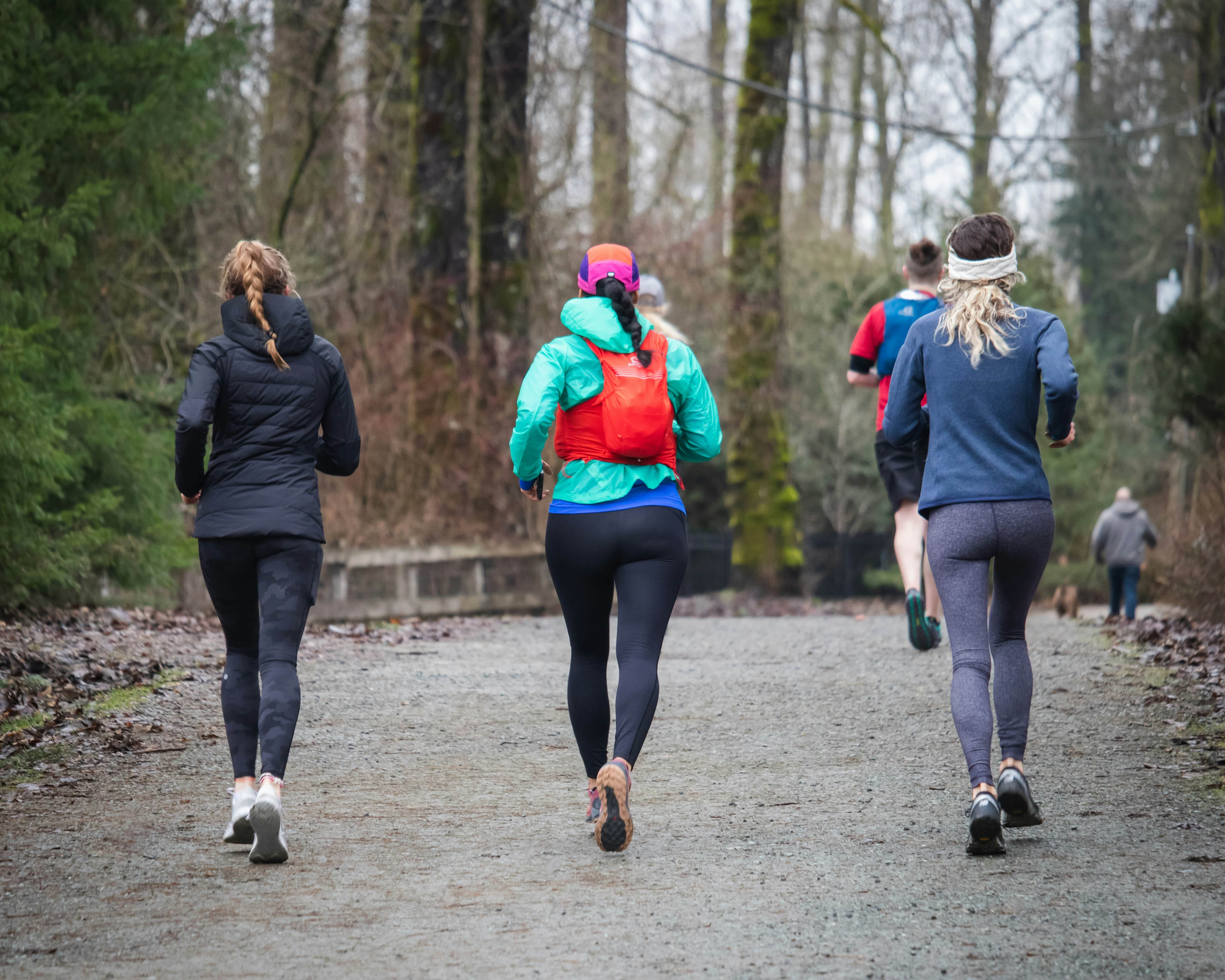 An image of three women running 