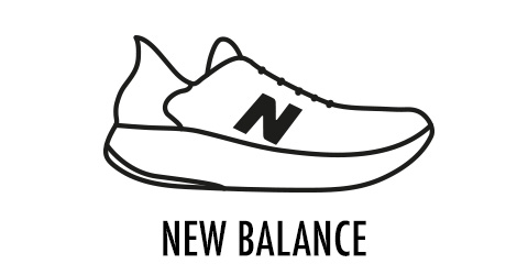 New Balance shoe icon drawing