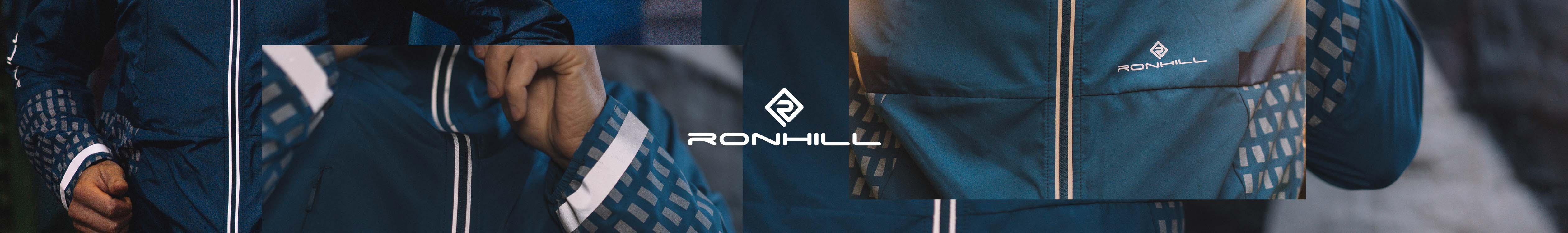 Ronhill header. A close up of a Ronhill jacket 