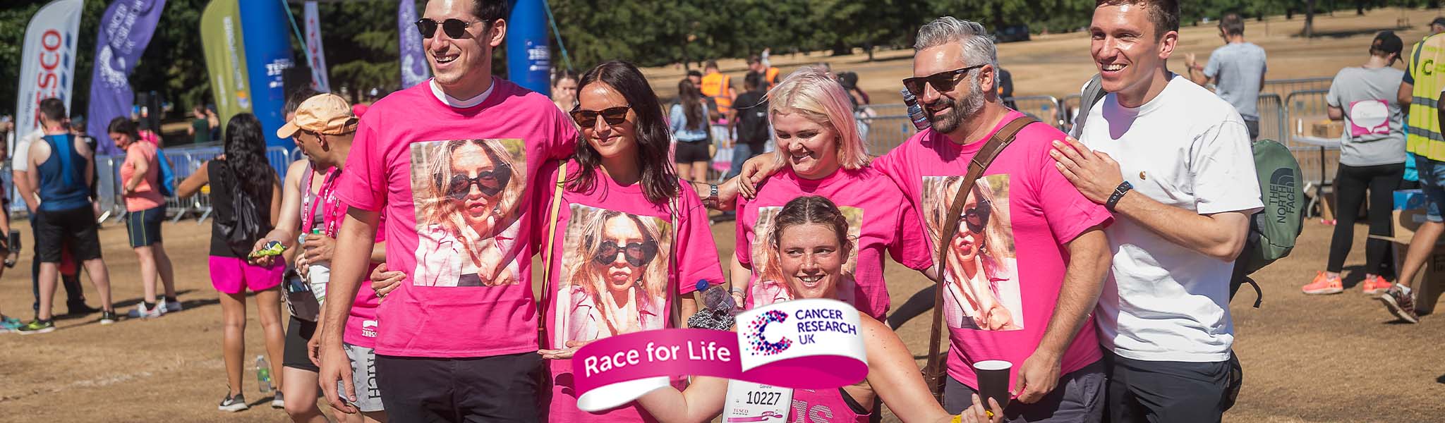 Race for life - a group of participants