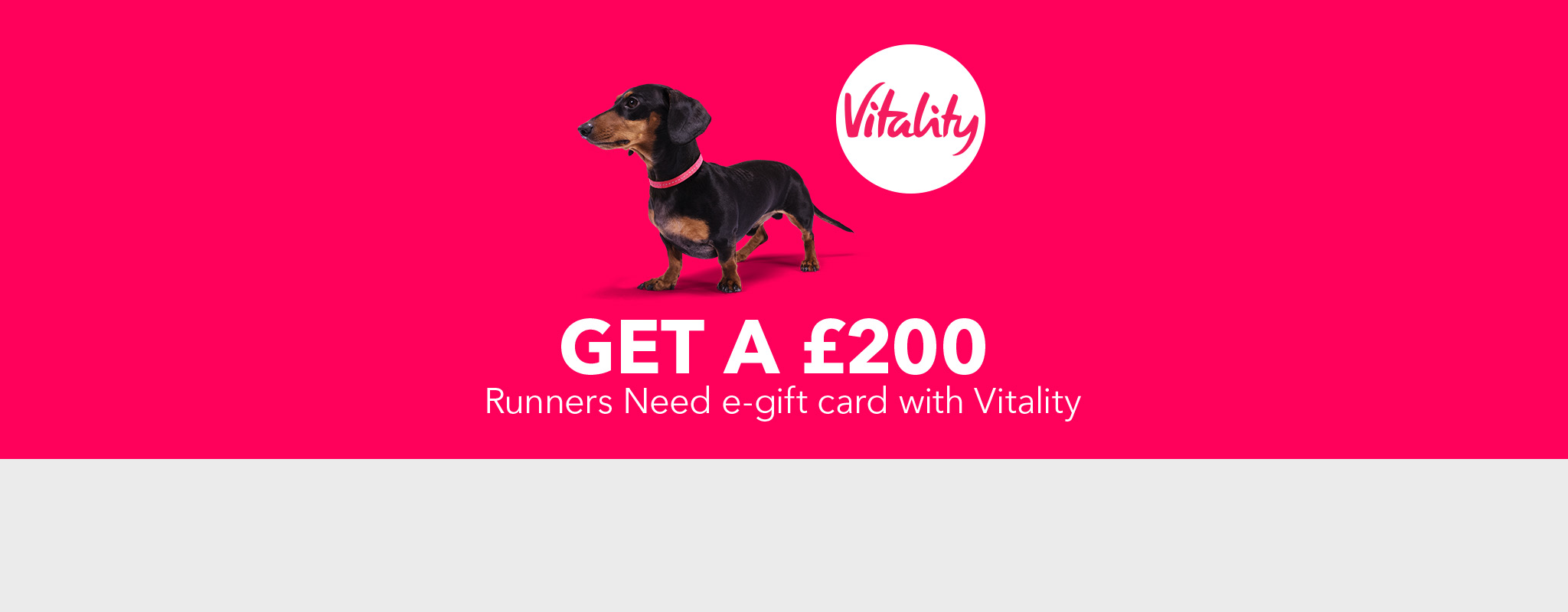 Vitality sign-up offer