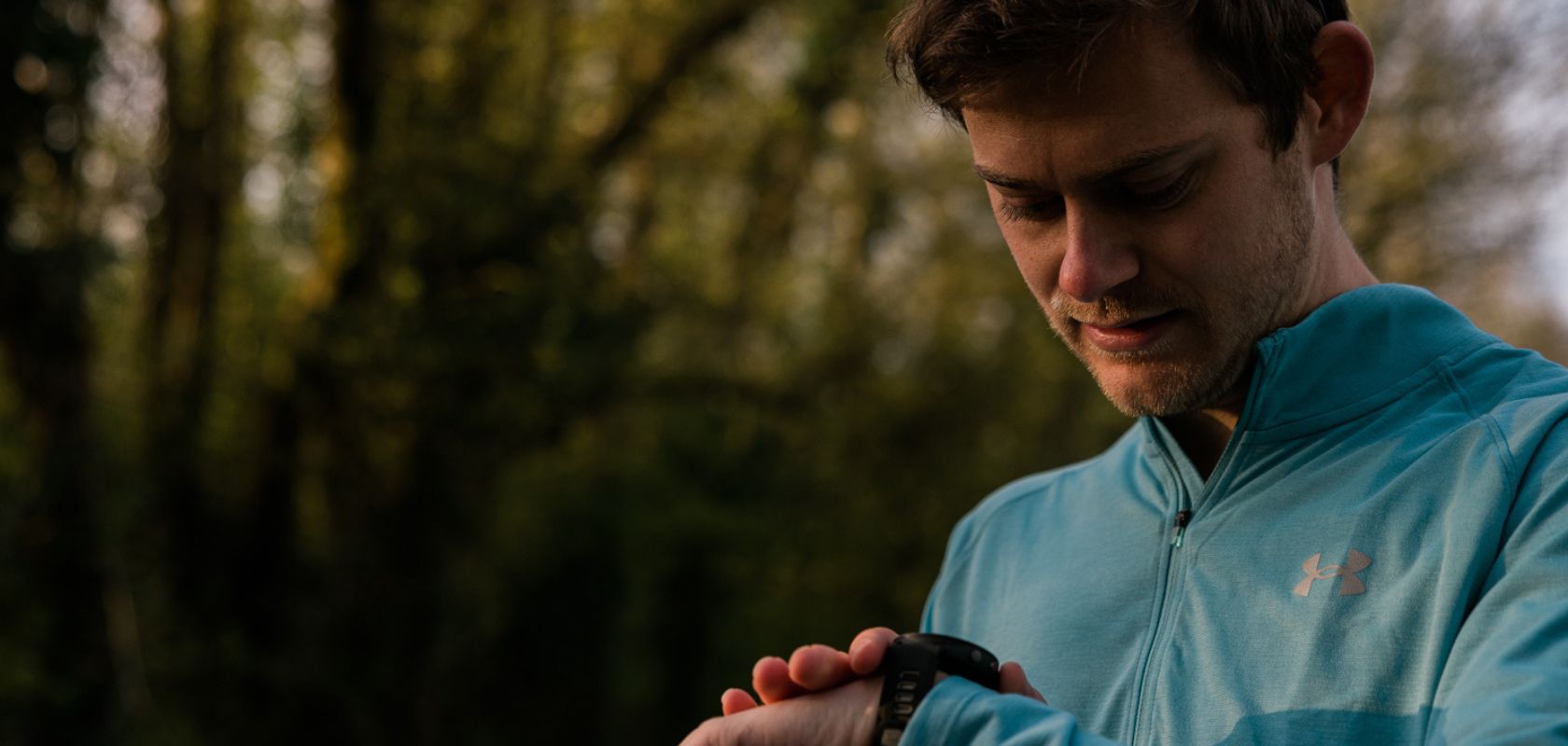 Person looking at their watch